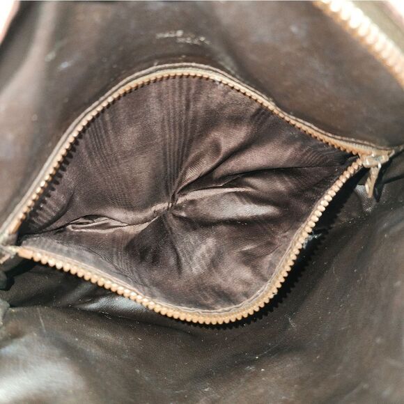 Authentic CELINE C Sulky Pattern Shoulder Bag Beige/Brown - Picture 14 of 17